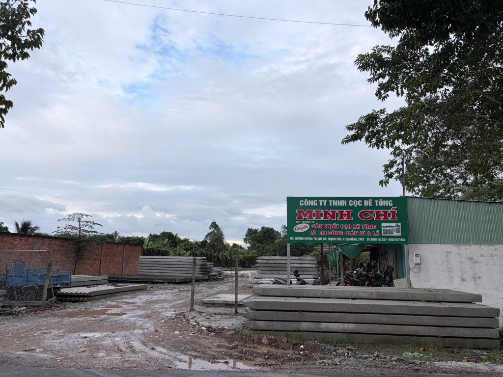 Thi công cọc bê tông đúc sẵn Minh Chí Cần Thơ